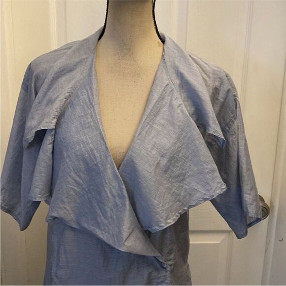 Maryam Nassir Zadeh Soft Blue Top, US4 - Picture 2 of 7